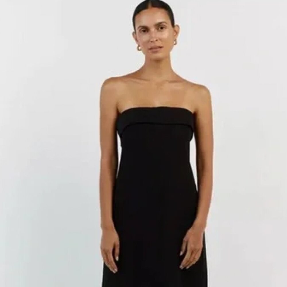 Dissh Kai Midi Dress in Black